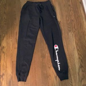 Black champion sweatpants